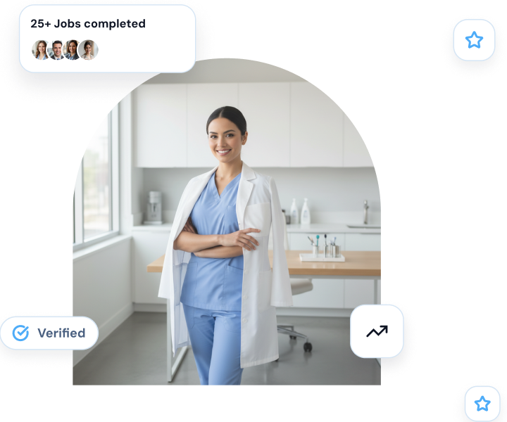 Smart request matching and in-app messaging